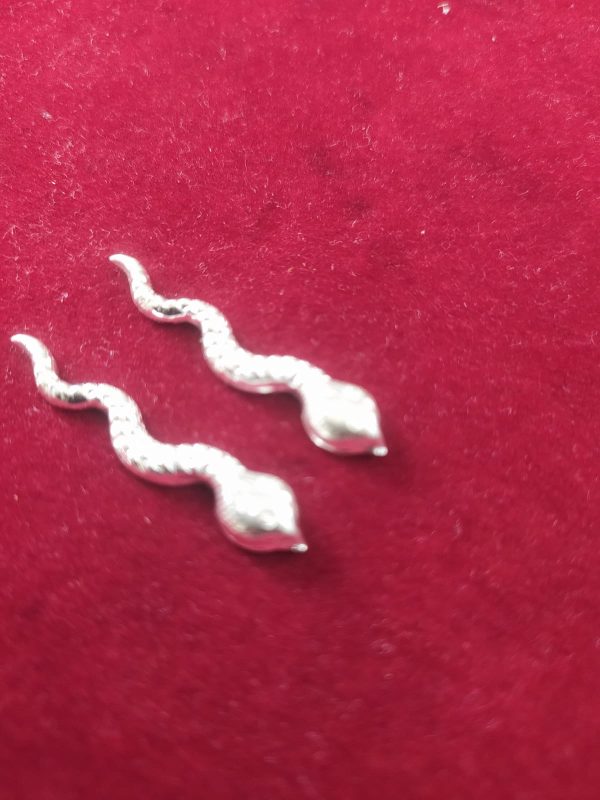 Pure Silver Serpent Snake Sheshnaag Naag Naagin Joda Set for Puja (4) Pure Silver Serpent Snake Sheshnaag Naag Naagin Joda Set for Puja