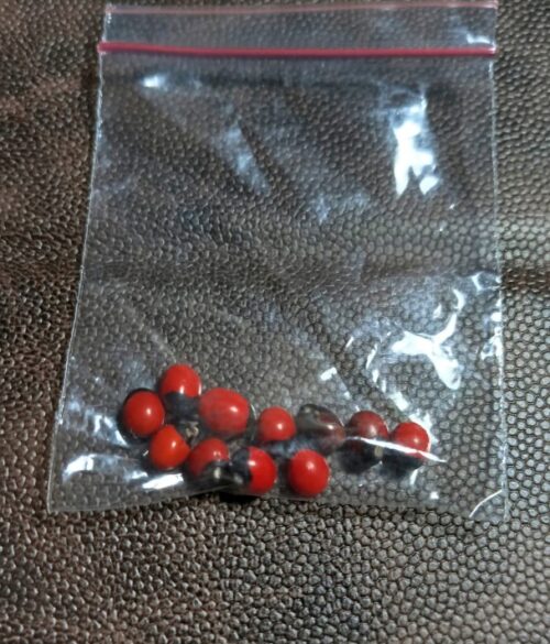red gunja seed red gunja, lal gunja seeds, love attraction seeds, kamdev sadhna items, vashikaran remedy, tantra items for love, gunja for prosperity, lal gunja for puja, shakti sadhana, radha gunja beads, occult seeds for charm