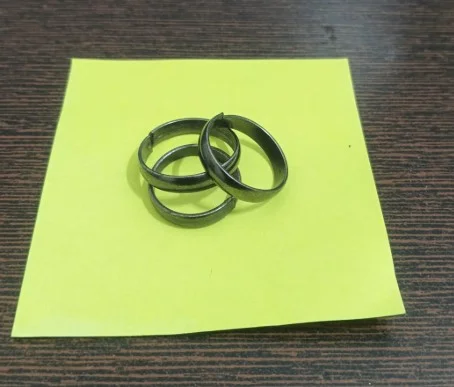 Iron Ring for Evil Eye Removal (2) Iron Ring for Evil Eye Removal