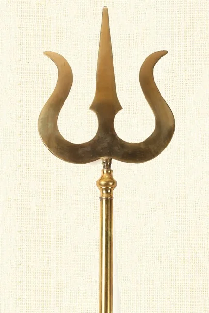 brass trishul abhimantrit brass trishul abhimantrit